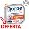 Monge Dog Fresh Adult Tacchino - Vaschetta Da 100 Gr - CONFEZIONE RISPARMIO