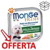 Monge Dog Fresh Adult Pollo e Ortaggi - Vaschetta Da 100 Gr - CONFEZIONE RISPARMIO