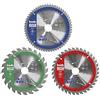 kwb set di lame per seghe circolari kwb 210 x 30/20 / 16 mm per seghe circolari manuali o da banco, per pannelli e materiali da costruzione in legno incl. anelli di riduzione a 16 e 20 mm
