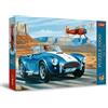 Trefl Premium Plus Quality - Puzzle Tea Time: Gara nel Deserto - 1000 Pezzi, Serie di Immagini Nostalgiche Dipinte, Tessere Perfettamente Abbinabili, per Adulti e Bambini a partire dai 12 Anni