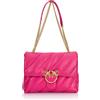 Pinko Love Puff Big CL Sheep Nappa, Borsa Donna, N17Q_Pink Antique Gold, Taglia Unica
