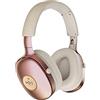 Marley House of Positive Vibration XL ANC Cuffie Over Ear - Cuffie Bluetooth wireless con cancellazione attiva del rumore, 32 ore di autonomia, pieghevoli con microfono, materiali sostenibili, Rame