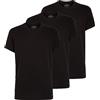 Calvin Klein Jeans S/S Crew Neck 3pk 000nb4011e, Magliette a maniche corte Uomo, Nero (Black), L