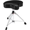Gibraltar Drum Stool, Drum Stool 6000 Series Moto Seat, 6608 (diametro: 39 cm, sedile in vinile, Super Lock, posizione treppiede, piedini in gomma 'Super Foot')