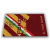 Generico Forza Magica 1927 Tappeto in Feltro gommato per interni Personalizzabile Con Nome Idea Regalo Compleanno Assorbente Antiscivolo Tifosi Lupa Giallorossi Colosseo Squadra del Cuore Calcio Varie Misure