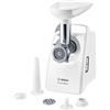 Bosch Elettrodomestici MFW3520W Tritacarne, 500 W, 0 Decibel, 5 velocità, Bianco