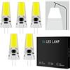 BVCL G4 LED Lampadina, 5W g4 Bulb,450 Lumen, DC 12-24V, 360 ° Angolo di Luce, Dimmerabile LED G4 Lampadina，Senza Flash (Color : Bianco Freddo, Size : 5 Pack)