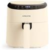 CREATE/FRYER AIR PRO COMPACT/Friggitrice ad aria senza olio 3,5L Bianco sporco/ 8 Programmi, Schermo di visione angolare, Senza olio e grasso, Sistema di circolazione dell'aria a 360º, 1300W