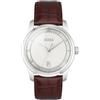 HUGO BOSS BOSS Orologio Analogico al Quarzo da uomo Collezione PRINCIPLE con cinturino in pelle Marrone, Argento - 1514114