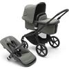 Bugaboo Fox 5, Passeggino Multi-Terreno 2 in 1 per Bambini, Chiusura Facile, Navicella Spaziosa, Seduta da Bambino Estensibile, Manovrabile con 1 Sola Mano, Telaio Nero e Cappottina Forest Green