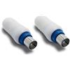Metronic Spine tv Maschio Diritte Blindate 9,52mm 2 pz Metronic