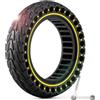 Monuary 1PCS Ruota 60/70-6.5 Monopattino Elettrico, Copertone Monopattino 10x2.50-6.5 Compatibile con Ninebot G30/G30D/G30LP/G30D/Max G30/G30 2, 10x2.5 Gomma Piena Pneumatici per Hiboy S2 Pro/S2 Max