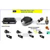 Autokit Kit Sensori di parcheggio 4 posteriori auto Cicalino Allarme Sonoro Paraurti per