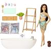 Barbie (TG. Piccolo) Barbie - Barbie Vasca da Bagno Relax Playset con bambola e cagnoli