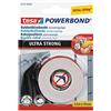 Tesa, schiuma doppio nastro adesiva, aderenza forte, 1,5 m x 19 mm