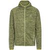 Trespass Northwood, Moss Marl, XS, giacca in pile caldo con cappuccio, 230 g/m², taglia XS