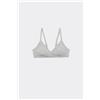 Tezenis Reggiseno Triangolo Bimba Imbottitura Estraibile Bambina Grigio