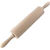 Fackelmann Zenker 31540 Mattarello in legno, mattarello con manici per impastare e stendere pasta fresca, accessori da cucina, utensili da cucina per pasticceria, mattarello, Legno di faggio, 44,5 x 6 x 6 cm