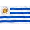 Runesol Bandiera Uruguay, 91x152cm, 3ft x 5ft, 4 Occhielli, Occhiello in Ogni Angolo, Uruguayan Flag, República Oriental Del Uruguay, Giorno dello Sbarco dei 33 Patrioti