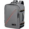 American Tourister Take2Cabin - Bag della cabina Easyjet 36 x 20 x 45 cm, 38 L, 0,70 kg, bagaglio a mano, zaino per aereo M Underrseater, grigio (grigio scuro)