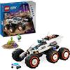 LEGO City Rover Esploratore Spaziale e Vita Aliena, Veicolo Giocattolo da Costruire, Giochi per Bambini e Bambine da 6 Anni con 2 Minifigure di Astronauti, Robot e Action Figure di 2 Alieni 60431