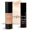 FTN FETEN FETĒN Crema Contorno Occhi Uomo e BB Cream Antirughe, Set di Creme anti Occhiaie e Borse con Protezione Solare, Crema Viso Antiage Idratante, Effetto Immediato Opacizzante con Acido Ialuronico