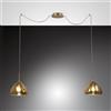 FABAS LUCE Glow lampada a sospensione, 2 luci, decentrata, 3667-42-118, Glow [Lampade per Interni > Lampade a Sospensione]