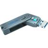LogiLink USB Port per Blocco di Sicurezza Grau 1x Schlüssel, 1x Schloss