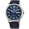Orient Contemporary Conmuter - Orologio Uomo Automatico a Carica Manuale Casual Cinturino In Pelle Blu Cassa In Acciaio Quadrante Blu - RA-AA0C05L39B RA-AA0C05L