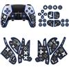 JEMDO Impugnatura antiscivolo per controller PS5 DualSense Edge, Nastro adesivo antiscivolo, copertura che assorbe il sudore, accessori PS5 Edge, Plastica, Nero