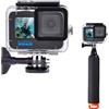 Semaiki Custodia impermeabile per GoPro Hero 9/10/11/12, impugnatura galleggiante subacquea, compatibile con GoPro 9/10/11/12
