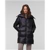 Deha Cappotto Nero Con Piumino Da Donna Deha