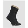 Varley Calzini Grigi Con Cashmere Da Donna Varley Kerry Plush Roll Top Sock