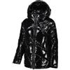 BLAUER PIUMINO CON CAPPUCCIO LACCATO LOWNEY DONNA