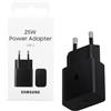 Samsung Spina a muro per Samsung 25W Porta Type-C EP-TA2510NBE Nero Alimentatore