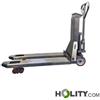Transpallet inox con sistema di pesatura integrato h881_02