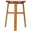 Brrnoo Sgabello Basso Piccolo in Legno, Panca per Bambini Sgabello Quadrato Stabile a Quattro Piedi Carico Forte? Elementi Essenziali per la Casa con Cuscinetti (Sgabello tondo medio in