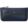 Montblanc / Extreme 2.0 / pochette piccola / pelle blu e nero effetto carbonio - 128611