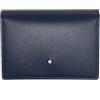 Montblanc / Meisterstück / porta biglietti da visita / pelle blu - 126226