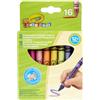 Crayola Mini Kids Maxi Pastelli a Cera Forma Triangolare 16 Pezzi Colori Assortiti