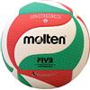 Molten V5M5000, Pallone Da Pallavolo, Colore: Bianco/Verde/Rosso