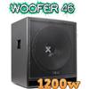 VONYX SUBWOOFER AMPLIFICATO PA LIVE DJ ATTIVO SUB DA PALCO 1200W pro 46 CM (18") KTV