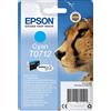 EPSON Cartuccia EPSON Ghepardo (T0712) Ciano