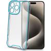 Celly Custodia Celly Glow per iphone 16 pro max lbf Azzuro [GLOW1081LBF]