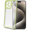 Celly Custodia Celly Glow per iphone 16 pro max ylf Trasparente/Verde [GLOW1081YLF]