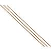 PATIKIL 0,4mm PassoM2x250mm Maschio Tutto Filo Ottone Asta Barra 3pz Dorato