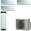 Daikin Multi+ 7+7+15+120 LT FTXJ20AW FTXJ20AW FTXJ42AW EKHWET120BV3 4MWXM52A Dual Trial Quadri Split Bluevolution EMURA3 R-32