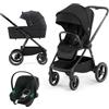 KinderKraft - Kinderkraft Passeggino Trio Nea Midnight Black