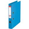 Esselte Raccoglitore a Leva Formato A4, Azzurro, in Plastica con Dorso da 5 cm, 1 Pezzo