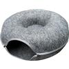Aumüller Tunnel a ciambella per gatti Aumüller - Grigio